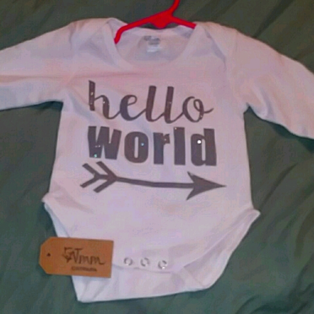 Nwt Catpapa onesie